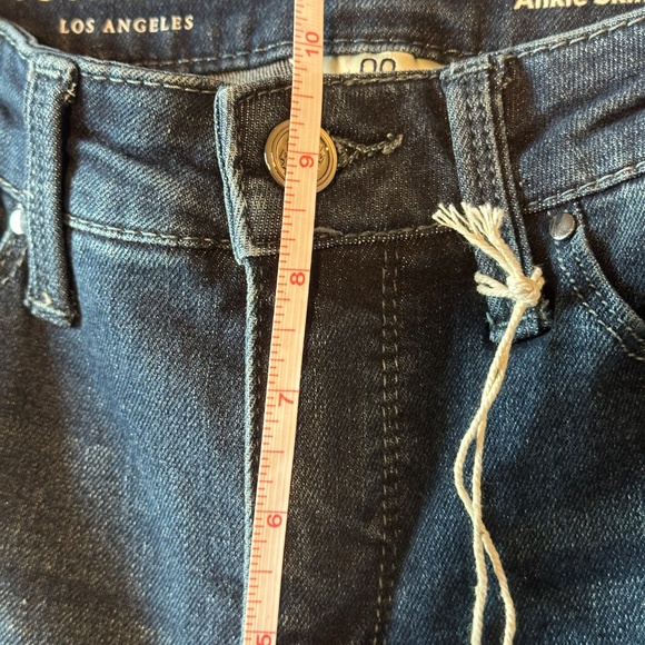 NWT Laurie Felt Classic Clean Jean Ankle Skinny Raw hem - 00 - Picture 13 of 16